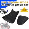 For YZF-R3 Seat Cushion Cover Guard For YAMAHA YZF-R25 MT-03 MT-25 YZFR3 MT03 Thermal Insulation Thick Sponge Cushion Protector