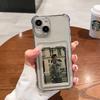 Чехол для телефона iPhone 15 14 Pro Max Plus 13 12 11 Pro XR X XS 7 8 Plus SE Прозрачный чехол-кошелек с отделениями для карт
