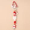 Fashion Christmas Tree Keychain Women Girls Santa Claus Snowman Key Ring Pendants for Handbag Decor DIY Key Chain New Year Gifts