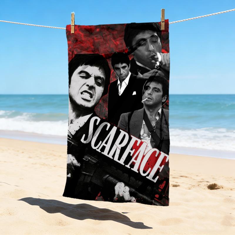 Scarface Saga Stylish Digital Printing Beach Towel Quick Drying Absorbent Blanket For Beach Pool Gym Travel Christmas Gift C9211116