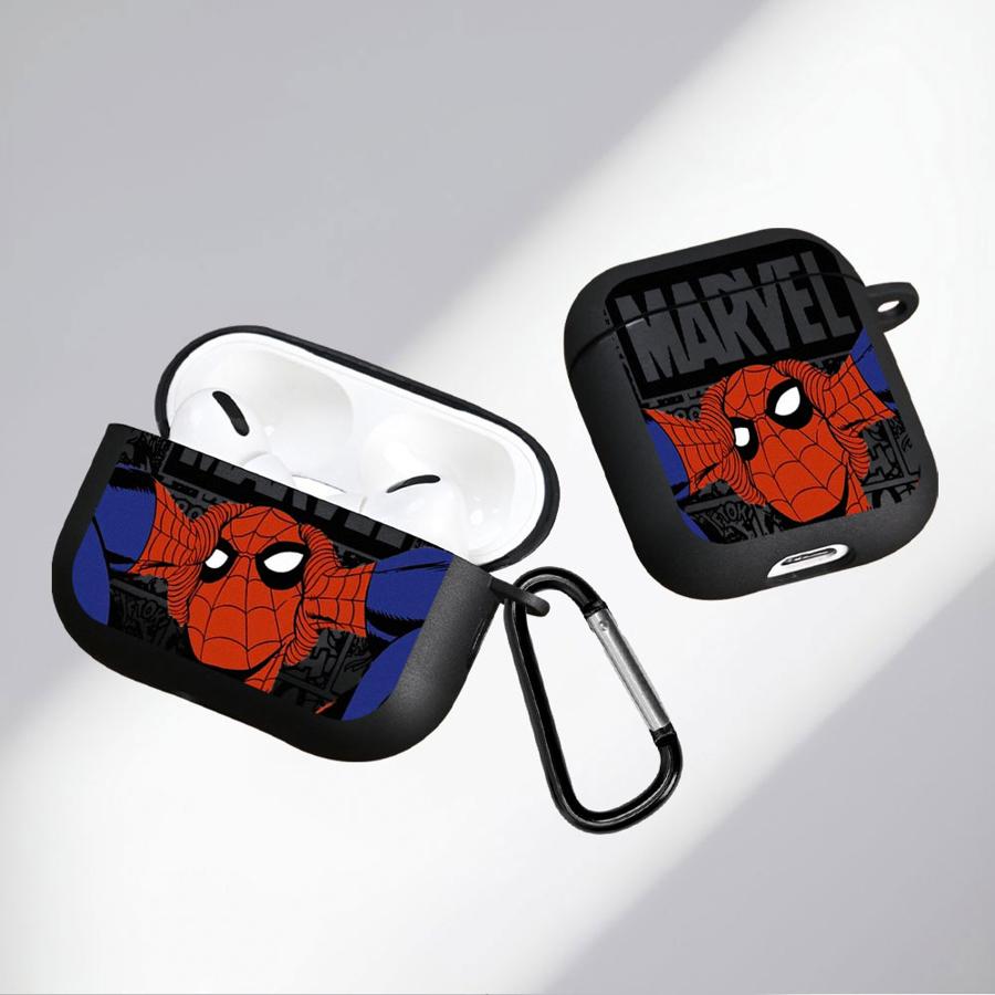 Чехол Marvel Человек-Паук для Airpods Pro3 Pro 1 4 3 Pro2 2 Мягкий Чехол-Защита для Наушников