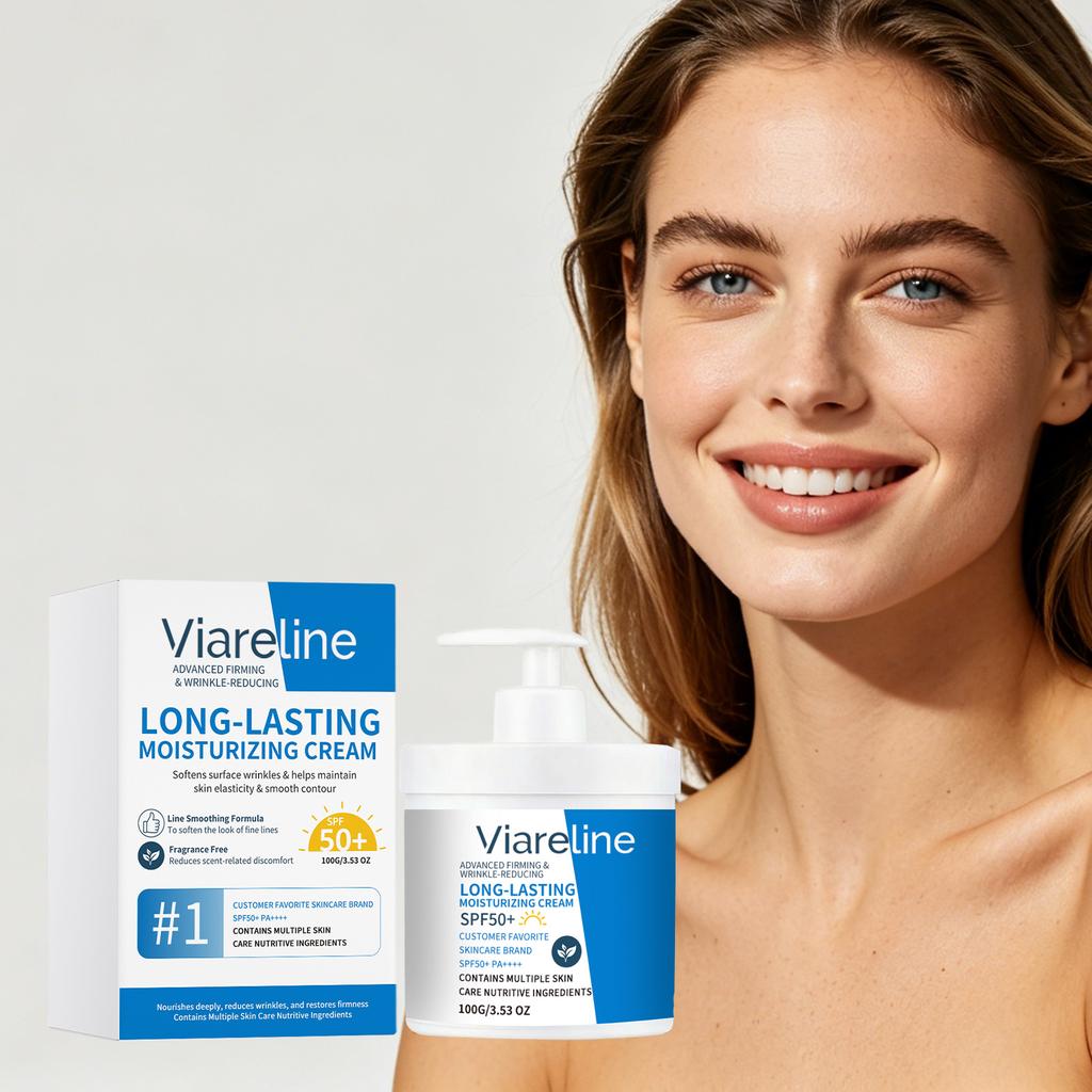 Viareline Protective Facial Cream Refreshing Hydrating Non-sticky Gentle Daily Care