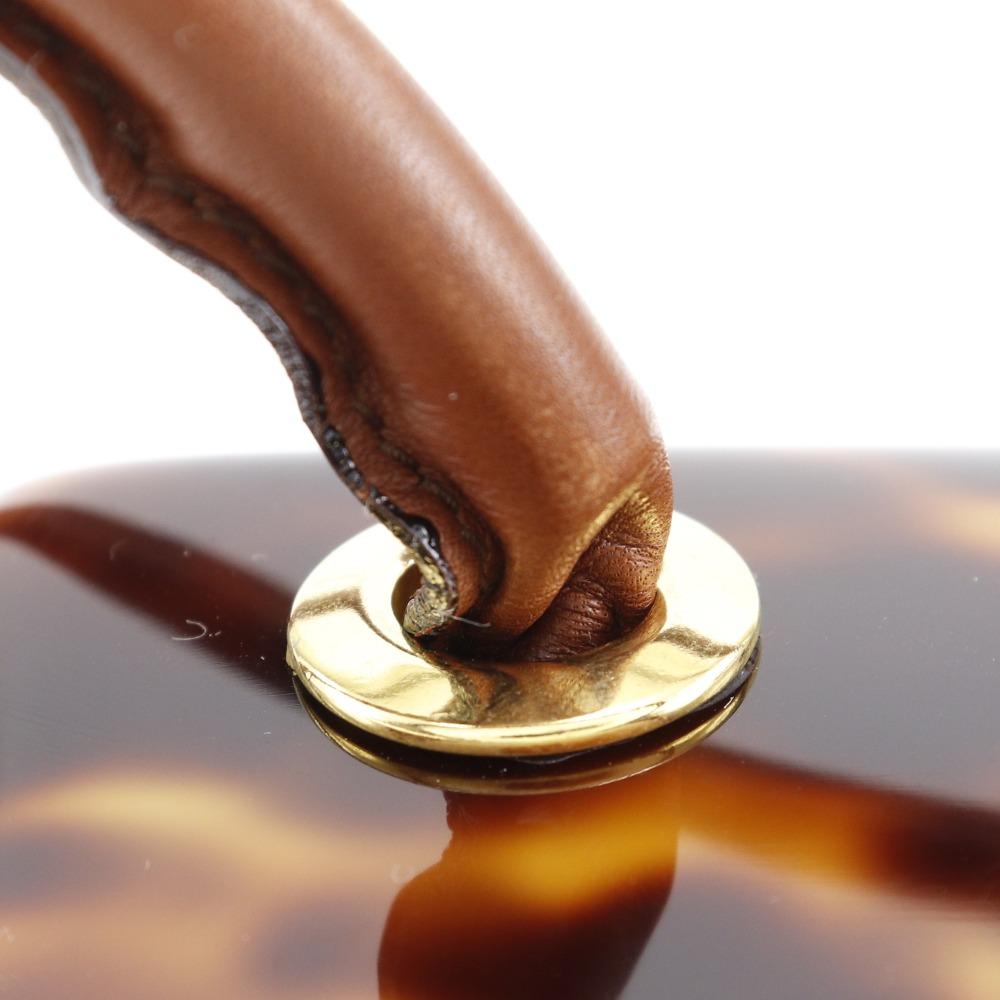 Fendi FF Сумка Вечерняя сумка Коричневый пластик/кожа Женская Б/у