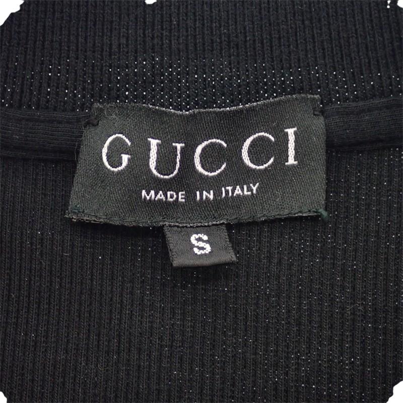 GUCCI  262 5086 7915 S Polo shirt black cotton Women