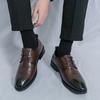 Модная Италия Остроносые Кожаные Туфли Мужские Роскошные Оксфорды Классические Деловые Формальные Офисные Мужские Туфли Boos Платье Мужские Черные Свадебные Туфли