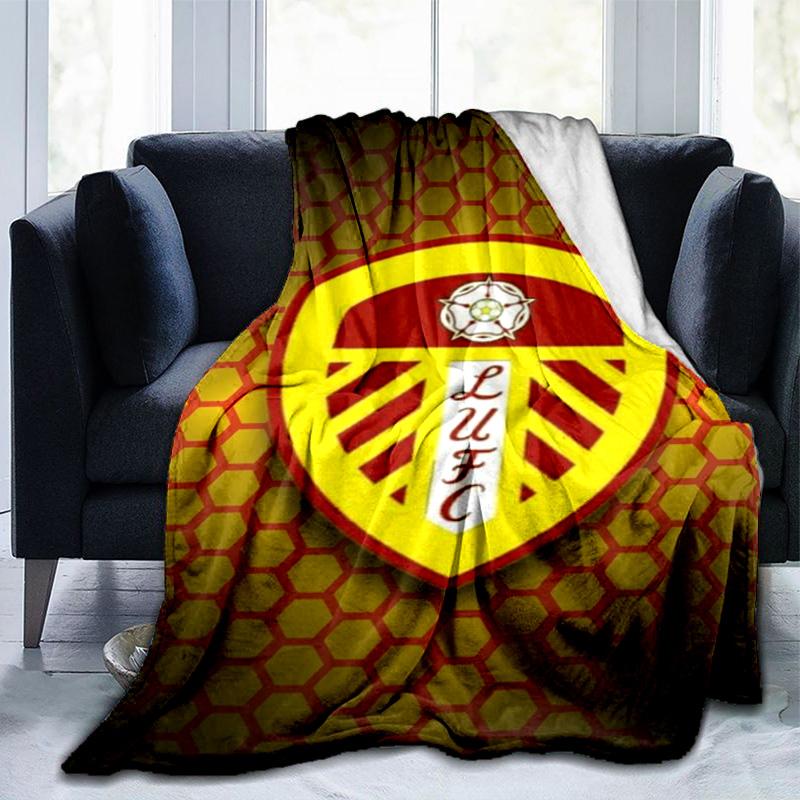Leeds Crest Design Printed Throws Blanket Soft Flannel Blankets for Couch Bed Gifts for Men Women Picnic blanket Christmas gifts