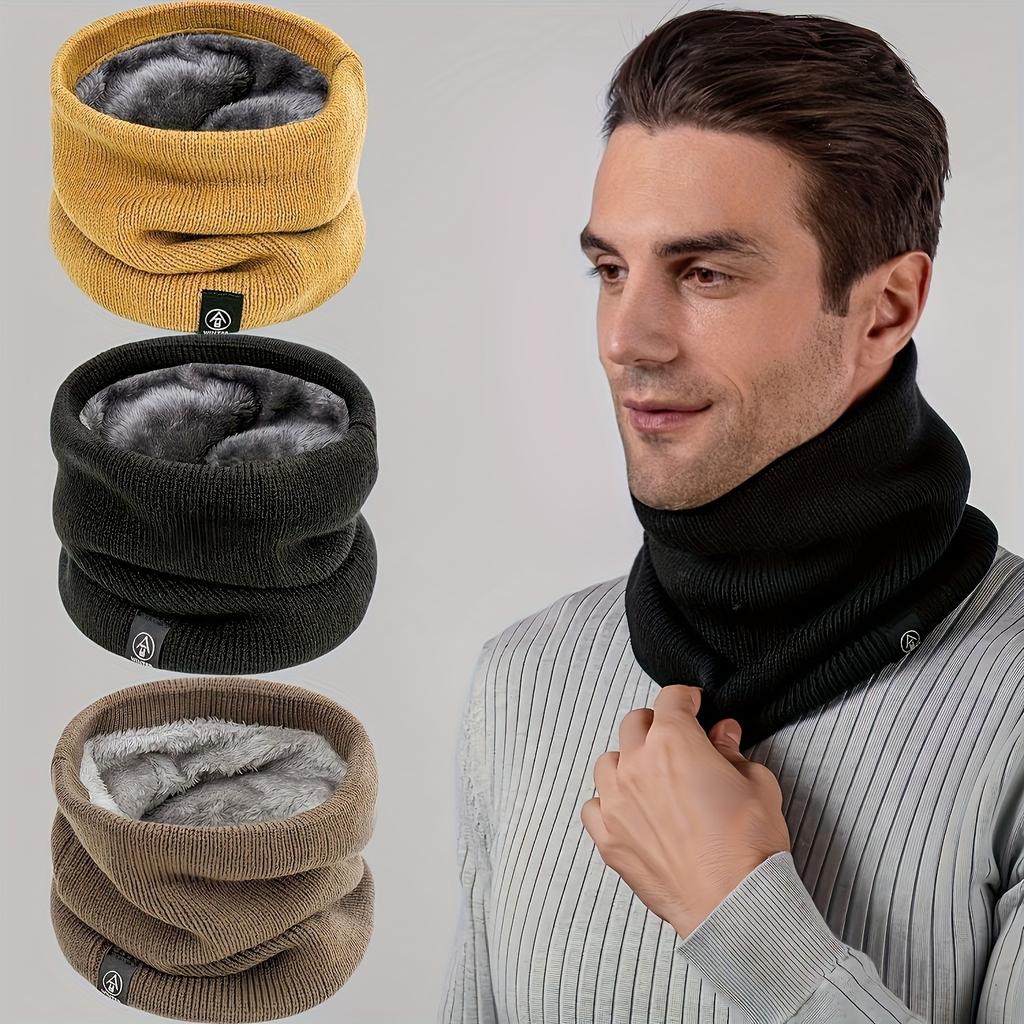 Winter Thickened Premium Plush Scarf -Unisex,For Outdoor Activities, Essential Winter Warmth-Perfect Gift for Christmas,New Year
