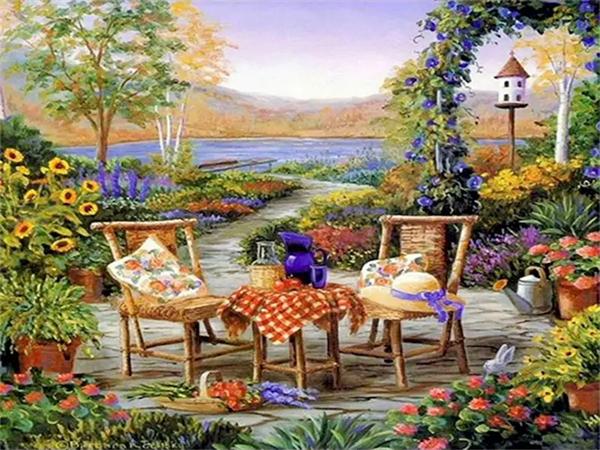 5D Diy Алмазная картина Дерево Цветущая вишня Полная квадратная круглая вышивка Мозаика Природный пейзаж Домашний декор