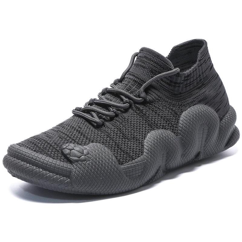Fashion Comfortable Men's Designer Mesh Casual Sneakers Lace-up Outdoor Tennis Walking Fitness Men's Shoes Plus Size