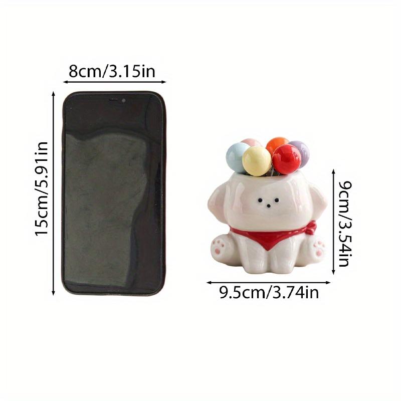 1 Set Ceramic Jar Stainless Steel Home Kitchen Dessert Cake Fruit Fork Storage Container Utensil Set, Suitable for Weddings, Banquets, Gifts,birthdays