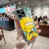 Чехол для телефона Симпсоны для iPhone 17 Pro Max 15 Pro 16 14 Plus 12 13 Mini 11 Pro Ударопрочный Электрооplated Стеклянная крышка
