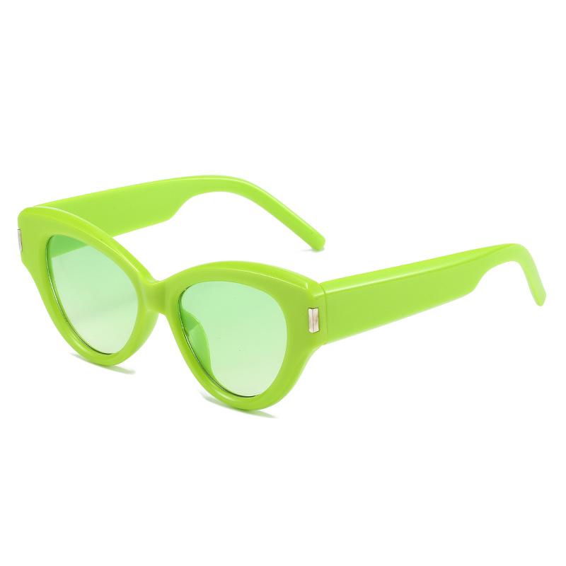 New Cat Eye Sunglasses French Fashion Same Glasses Personalized Internet Celebrity Catwalk Sunglasses Women