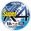 DUEL HARDCORE Super X4 PE Леска для рыбалки [Высокая прочность, Высокая чувствительность] 0.8, 200 м, 5 цветов, H4305-5C
