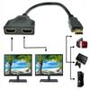 Порт HDMI 1080P между мужчинами и женщинами 1 вход 2 выхода переходник-разветвитель кабеля