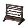 PX316M12 Aluminum Rod Wood Grain Holds 12 Rods Stand, Finish,
