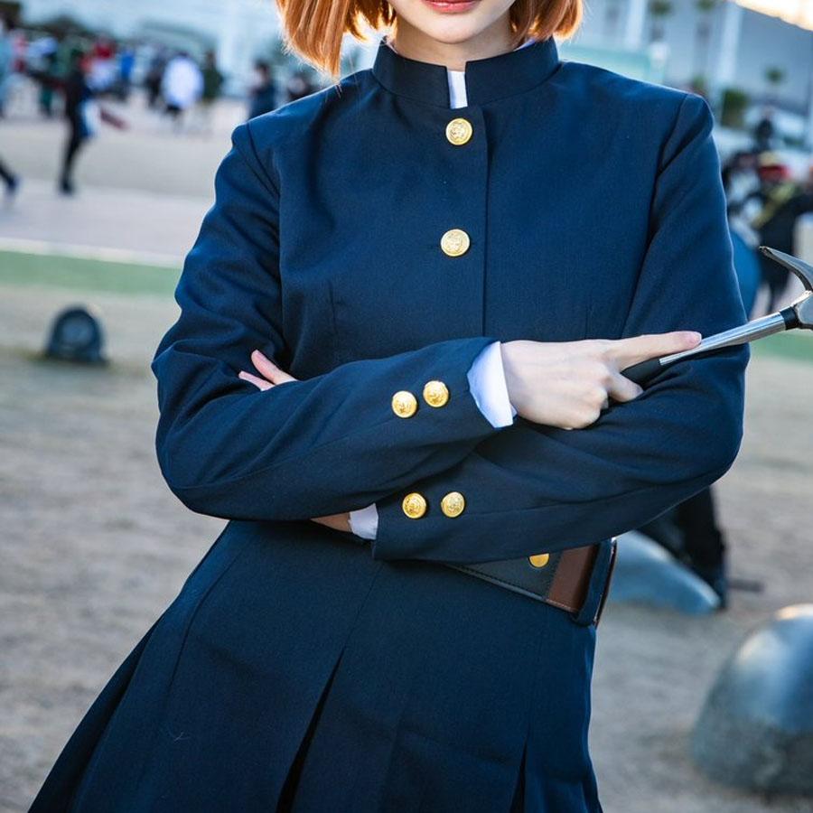 Костюм для косплея Jujutsu Kaisen Kugisaki Nobara, женский костюм, полный комплект, платье, вечерние костюмы, школьная форма для девочек
