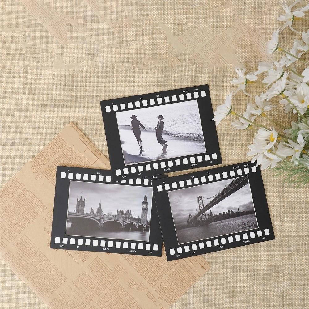 5PCS Square Film Paper Photo Frame 6 in/7 in Collage Frame Movie Film Frame Wall Decoration