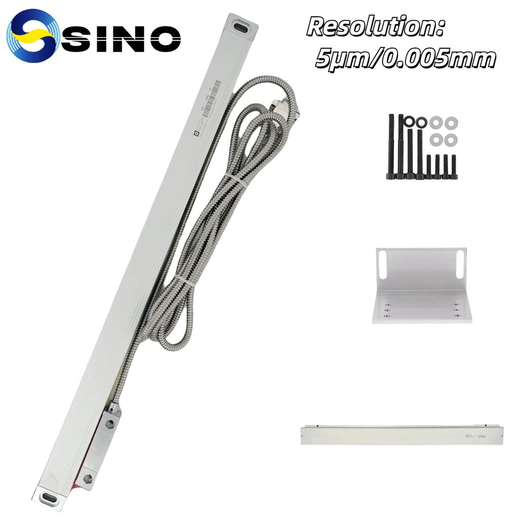 High Precision Milling Lathe Grinder DRO Linear Glass Scale 450mm-800mm TTL 5um 5VDC Grating Ruler Encoder Sensor Displacement