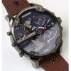 Diesel DZ7314 Mr Daddy Dual Time Chronograph мужские часы с темно-синим циферблатом
