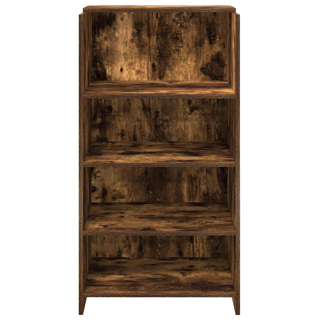 Vidaxl Biurko Recepcyjne Dąb Wędzony 55X50X103,5 Cm Drewno Klejone