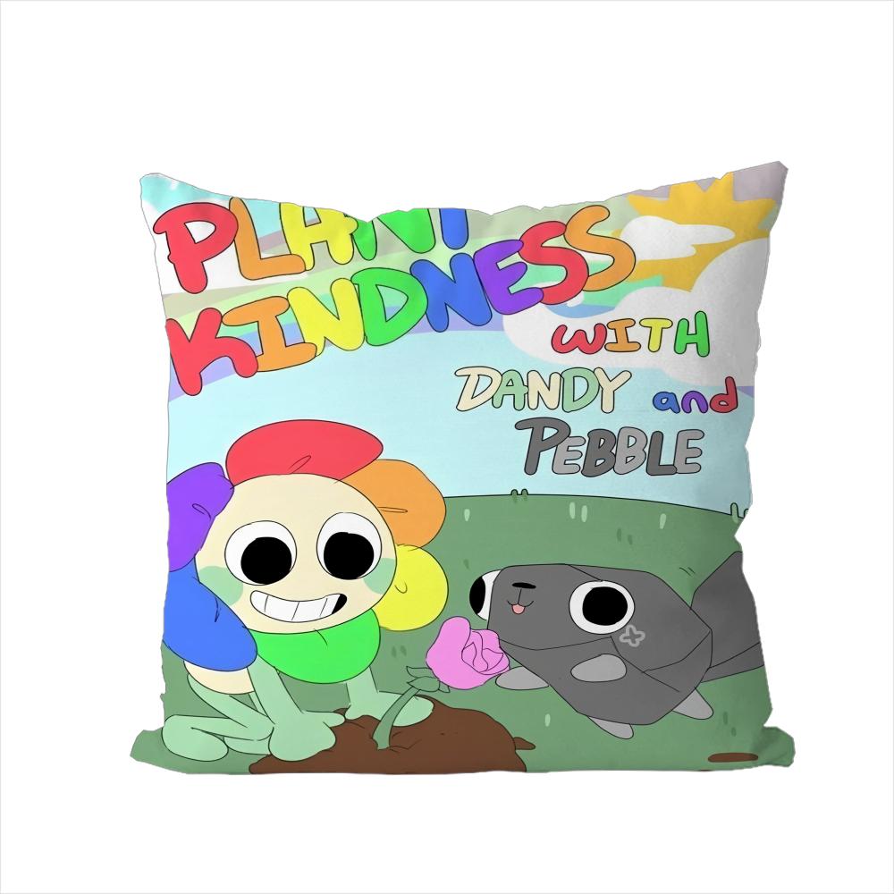 Чехол для подушки D-Dandys World для автомобиля, дивана, декоративный домашний, двусторонний принт, квадратная декоративная подушка из плюша, чехол
