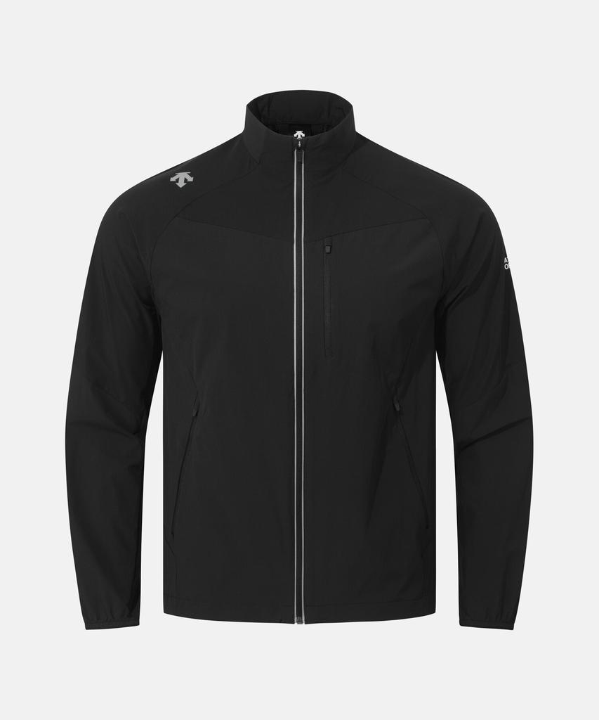 Descente Спортивная куртка на молнии из эластичной ткани для бега Черный Sr221Rwt41