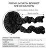 Imitation Silk Nightcap with Butterfly Knot Anti Slip Versatile Sleep Headpiece Hat