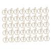 40Pcs Paper Clip Golden Apples Shape Creativity Personality Large Size Craft Paperclip for Home