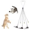 Автоматическая игрушка для кошек с регулируемой эластичной веревкой, игрушка для питомца, подвешиваемая на дверь/окно, мышки, игрушки для самостоятельной игры