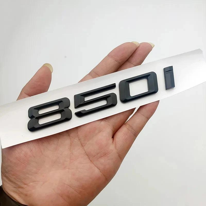 3D ABS Car Rear Trunk Letters Logos Badge Emblem Decals Sticker For BMW 8 Series 840d 840i 850d 860d 850i 860i E31 G14 G15 G16