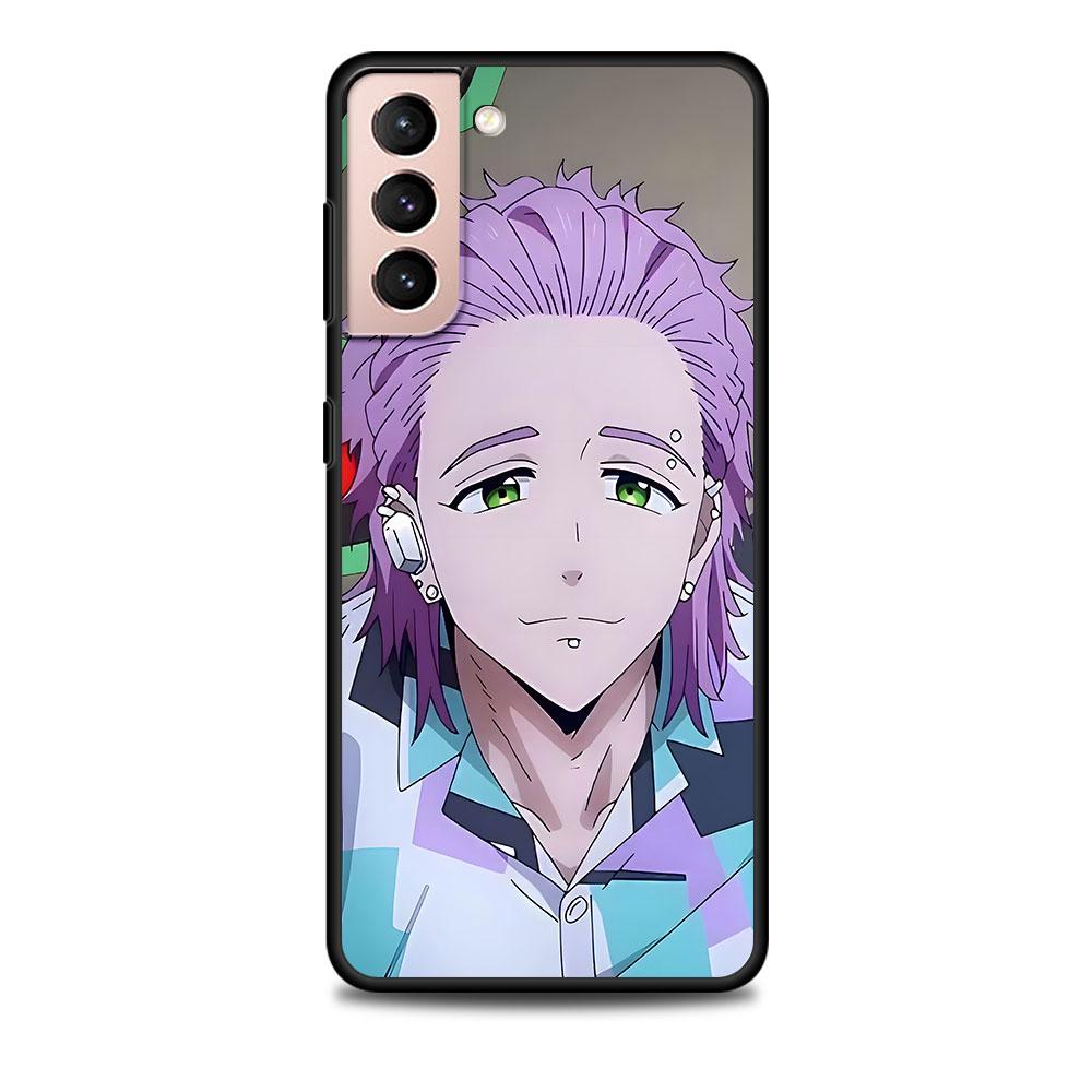 WIND BREAKER Case for Samsung Galaxy S23 S10e S10 S21 FE S22 S9 S24 Ultra S20 Plus Soft Black TPU Phone Cover Bumper