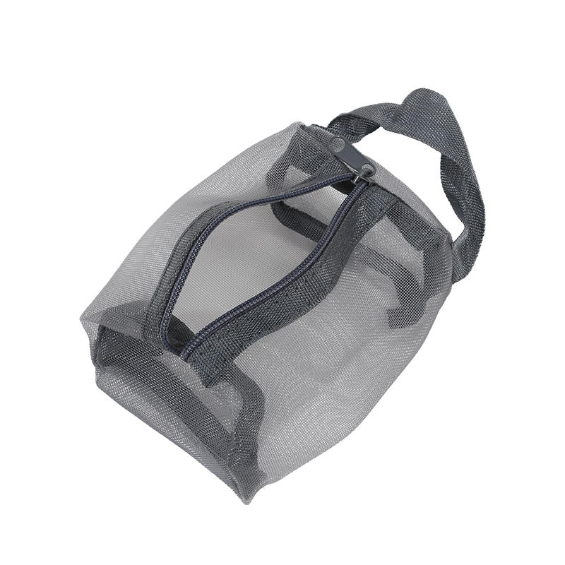 Портативная квадратная сетчатая сумка для хранения, квадратный сетчатый кошелек для монет, сетчатый чехол на молнии, косметичка
