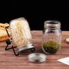 Growing Seed Germination Wide Mouth Germinator with Screen Lids Sprouting Jars 16/32oz Mason Jar