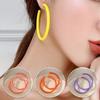 1 Pair Round Circular Earrings Acrylic Popular Accessories Funny Acrylic Earrings  Gift