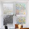 3D Rainbow Reflective Window Film Decorative Privacy Static Clings Glass Sticker