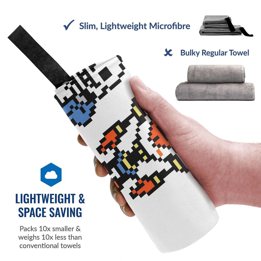 Пляжное полотенце Sans и Papyrus из Undertale, мягкая микрофибра, быстросохнущее, впитывающее, быстрые полотенца для бассейна
