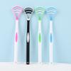 Dual Uses Tongue Scraper Cleaners Reusable Oral Health Cleaning Brush Hygiene Care Toothbrush Mouth Fresh Breath Scraping