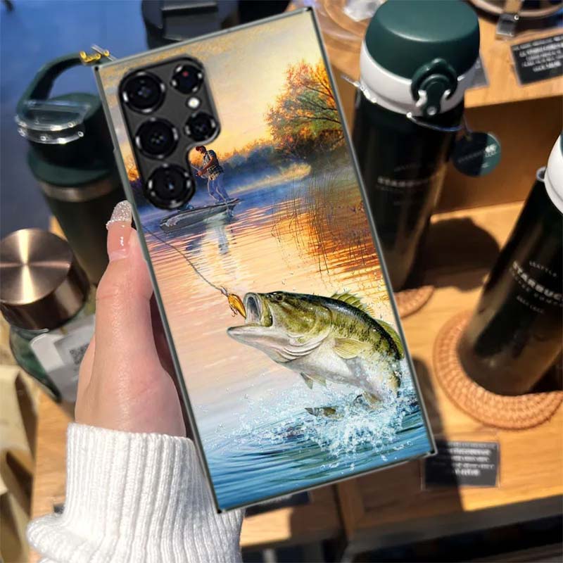 Fishing Gear Fish Cases Phone Case for Samsung Galaxy S26 Ultra S25 Edge S24 S23 FE S21 Plus S20 S22 S10 Cover TPU Capa Shell Sh
