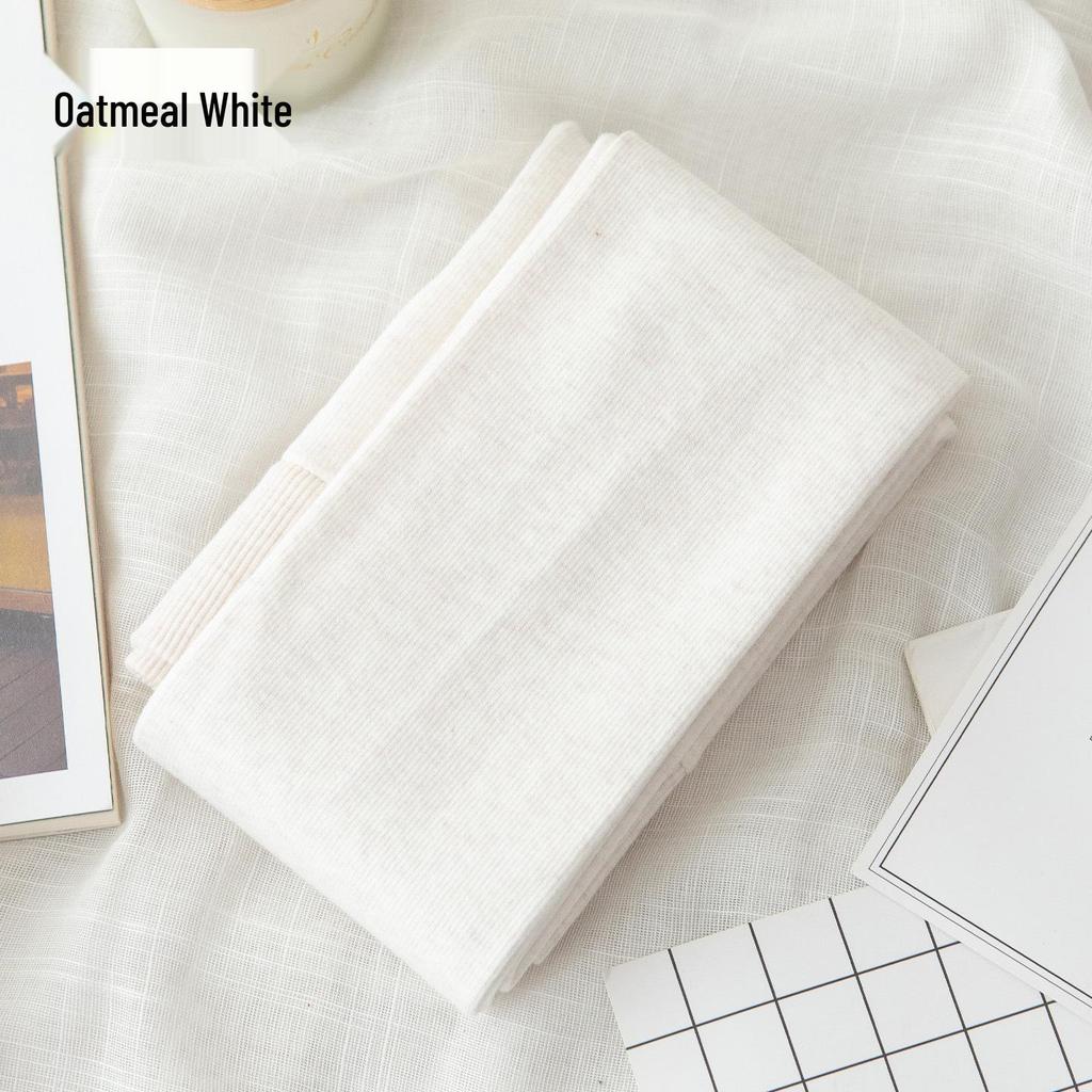 Extra Long Smoke Grey Fleece-Lined Micro Compression Vertical Stripe Women's Pantyhose Socks