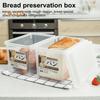 Bread Storage Box 3.4L Capacity Airtight Bread Container for Kitchen Counter Large Sandwich Holder BPA-Free Bread Keeper with Airtight Lid Stackable