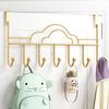 За дверными крючками Бытовая вешалка для хранения вещей Настенные крючки Вешалка для пальто без дырокола Вешалка для хранения вещей на дверь
