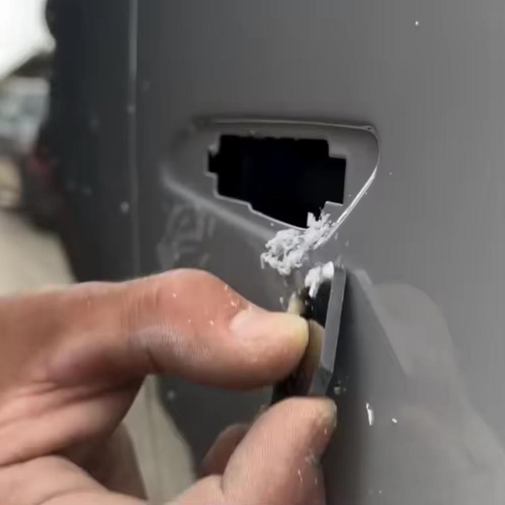 Инструмент для удаления подтеков автомобильной краски, Скребок для краски, Инструмент для полировки автомобиля, Точечный ремонт, Супертвердый, Удаляет подтеки, Лезвие для распыляемой краски, Скребок для автомобильной краски