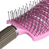 Широкие зубья для локонов и прямых волос Массажная щетка Расческа для волос Антистатические парикмахерские инструменты для укладки
