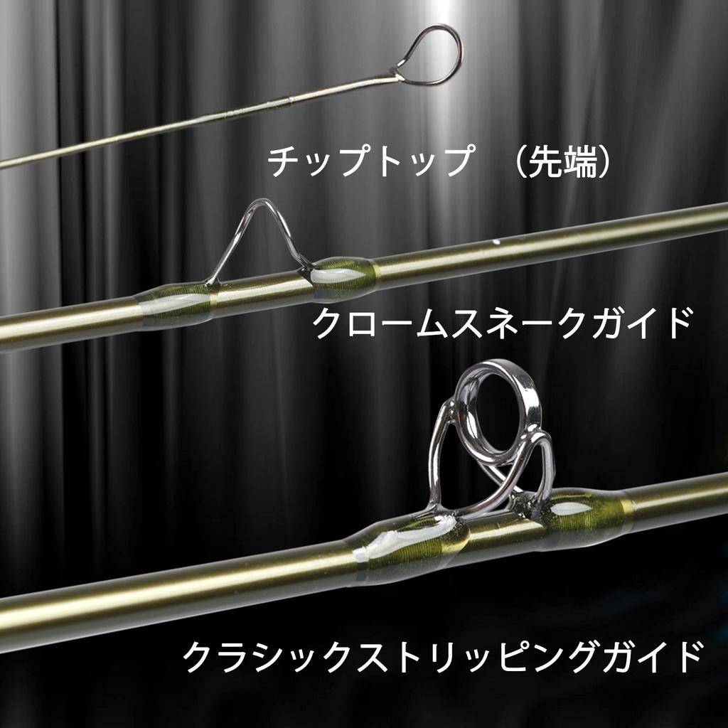 Maxcatch Cruiser Fly Fishing 3wt IM10 carbon AA grade reel Fly rod Rod; 7'6'' 6-piece, blank, seat. (7'2wt, green)