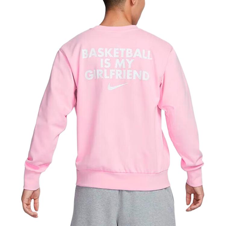 Nike Sweatshirt Men's Medium Soft Pink FD9898-690