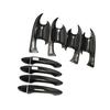 Door Bowl Handle Cover For Chirey Fownix Tiggo 8 Pro DR 7.0 -2025 Carbon Fiber Silver Cars Accessories Exterior Styling
