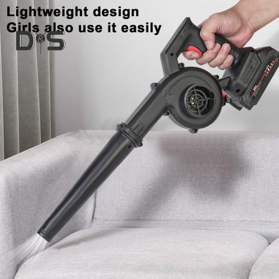 Беспроводная воздуходувка для листьев с медным мотором, портативная электрическая воздуходувка для листьев, мощная, для уборки сада, двора, патио, ухода за газоном, ручная уборка листьев