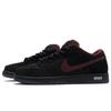 Nike Dunk SB Yuan Black Hole Low top Skateboard Shoes Unisex Black Red HQ1625-600(Team734-)