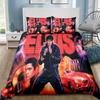 P-Presley Пододеяльник Ретро E-Elvis Комплект постельного белья Одеяло Комплект для кровати Чехол для стеганого одеяла Наволочка Размер King Queen Twin Мальчики Девочки Взрослые
