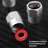 4Pcs Car Valve Caps Wheel Tires Tyre Stem Protective Cover For Volkswagen Golf 4 mk5 Passat b8 b5 VW Sharan Polo 6R Tiguan Rline